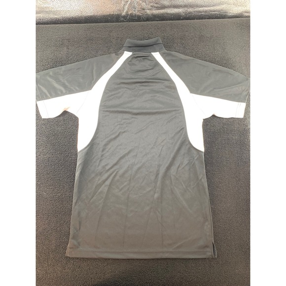 Badger Sport Women's Black White Athletic Polo Shirt Size S Short‎ Sleeve - Picture 2 of 3